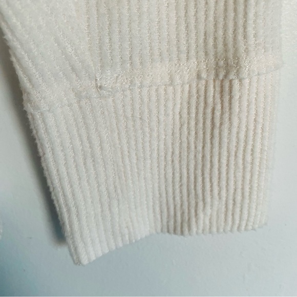 ANTHROPOLOGIE NWT Daily Practice Big Sky Boatneck Pullover Ivory Size XL - Picture 13 of 16